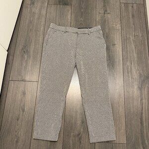 Theory Houndstooth Slim Cropped Pants Size 4